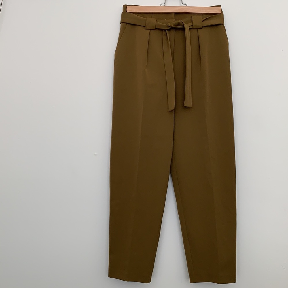 Topshop- Olive Green Dress Pant